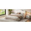 Très grand lit plateforme tapissier, beige-905440826