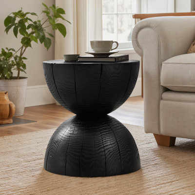 Solid Pine Wood End Table