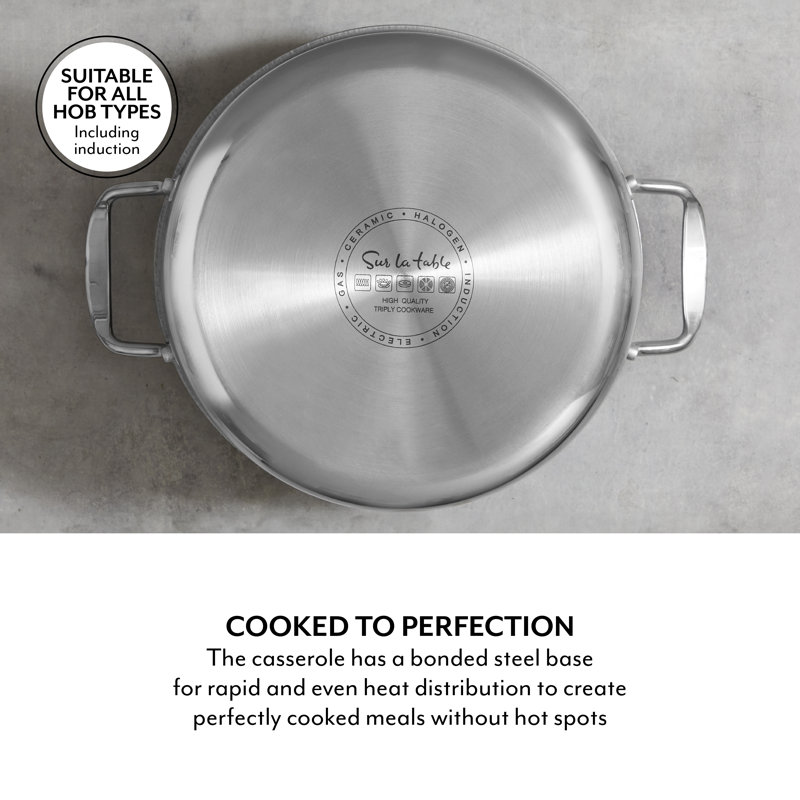 Sur La Table 2.5L Stainless Steel Dutch Oven