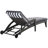 Outdoor Polyethylene (PE) Wicker Chaise Lounge, Patio Single Chaise With Cushions For Backyard/Poolside/Garden-1032773027