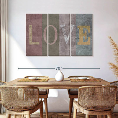 Impression sur toile, "Love sign"