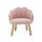 Flower Kids Chair With Solid Wood Legs-496303628