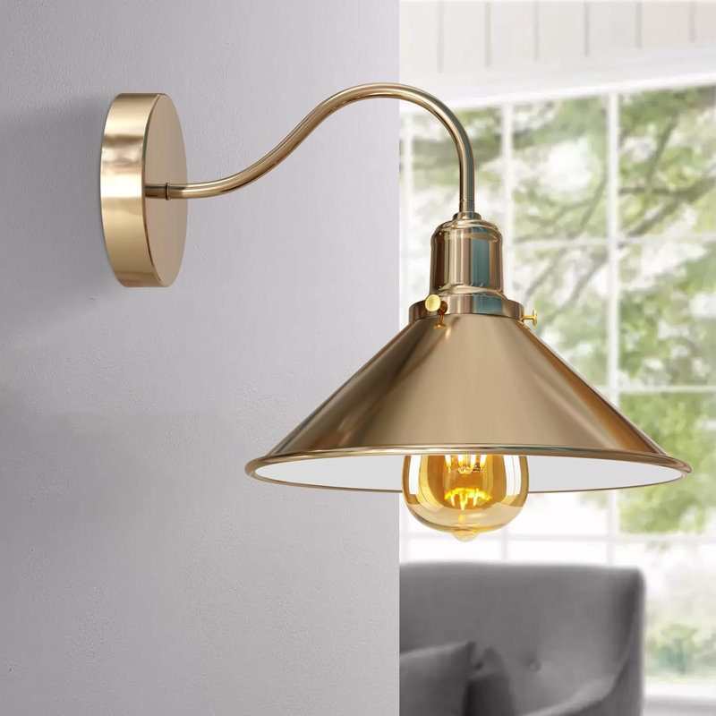 Mcniel Armed Sconce, French Gold
