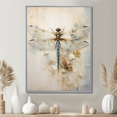 Dragonfly Delight III - Dragonfly Canvas Art