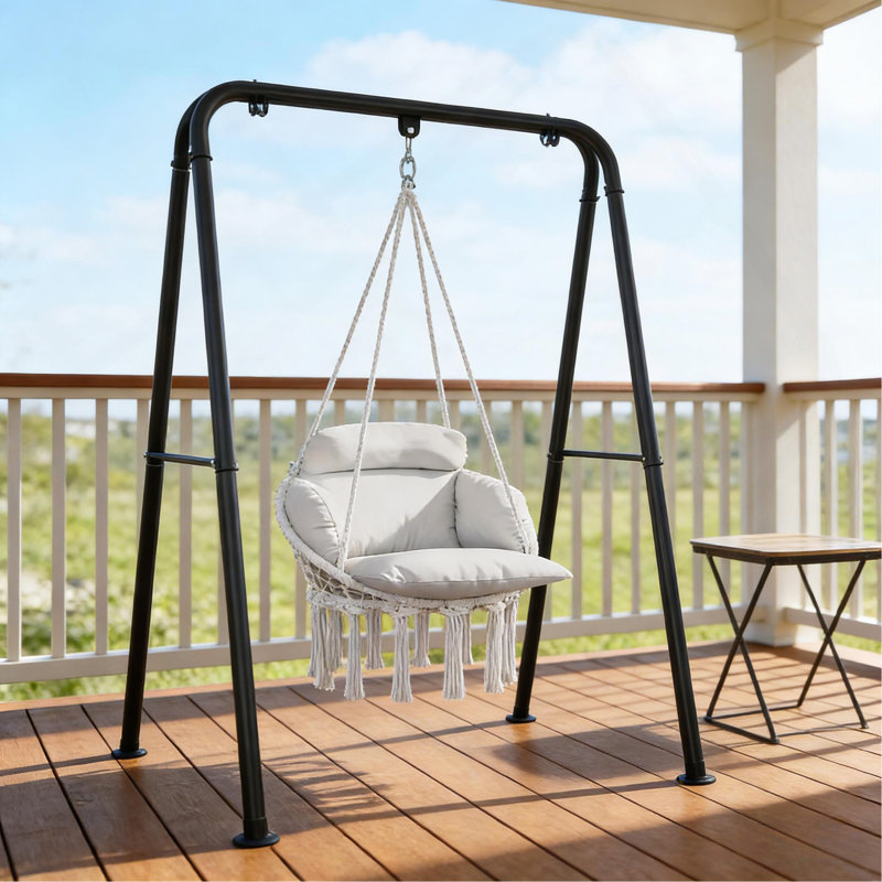 Chaise suspendue, balancelle hamac, Gris