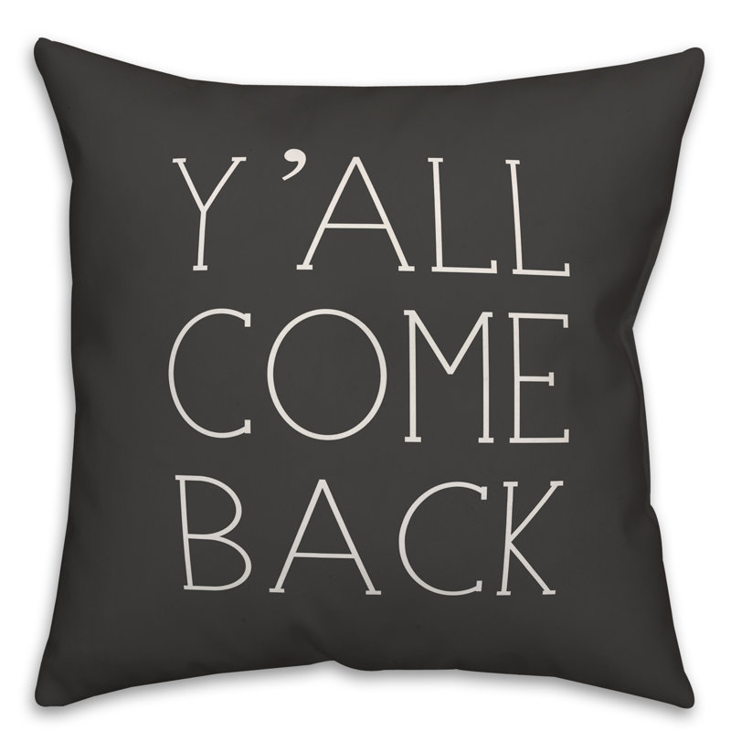  Housse de coussin carré et insert, 16 po x 16 po, Noir/blanc