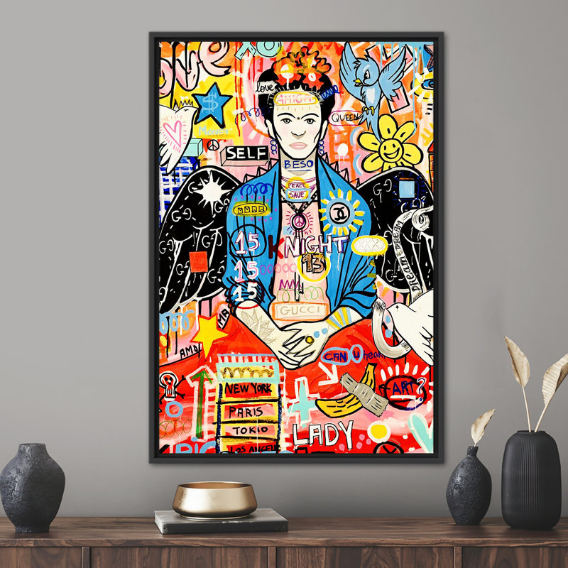 Print on Canvas, Framed Print without Mat, 35 cm H x 25 cm W, Black