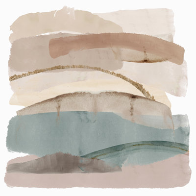 Seasalter Cliffs II by Flora Kouta - Wrapped Canvas Print