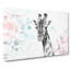 Giraffe With Paint Splashes - Wrapped Canvas Painting-56658152