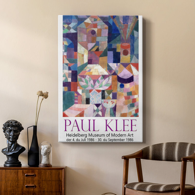 Klee Posters I -Custom Wrapped Gallery Cavas
