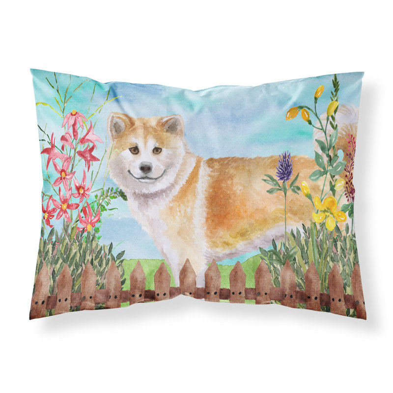 Taie d’oreiller spring, Shiba Inu