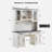 Eiyanna 76" High Computer Desk Bar Cabinet with Hutch-820210456