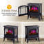 1400-Watt 20" Electric Fireplace Stove Freestanding Indoor Fireplace
