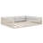 Maily Wood Full Size Upholstered Platform Bed with Guardrail and Pillow-1943433221