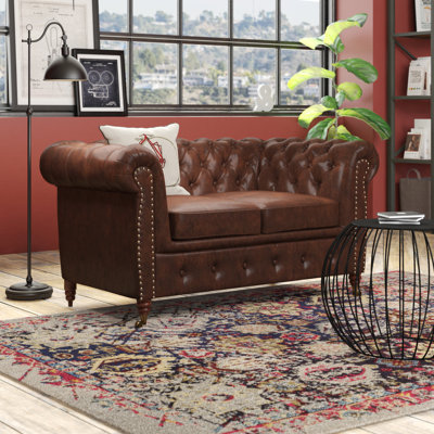 Batch 2 Seater Faux Leather Loveseat