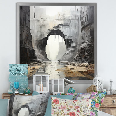 «Desert Minimalisme Canyon Water Stream», reproduction sur toile