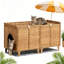 Rattan Litter Box Enclosure