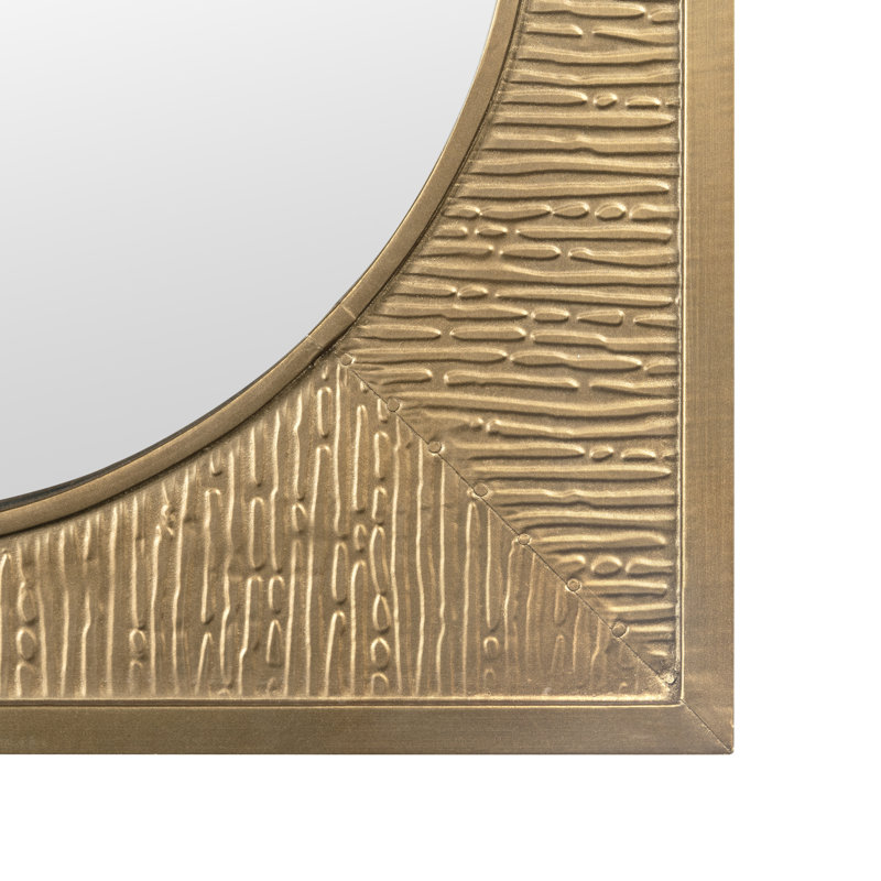 Martina Square Brass Wall Mirror