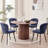 Dining Chairs, Upholstered Chenille Fabric Kitchen Chairs With Metal Legs Wingback For Bedroom, Living Room, Apartment-1067916901-1067916903