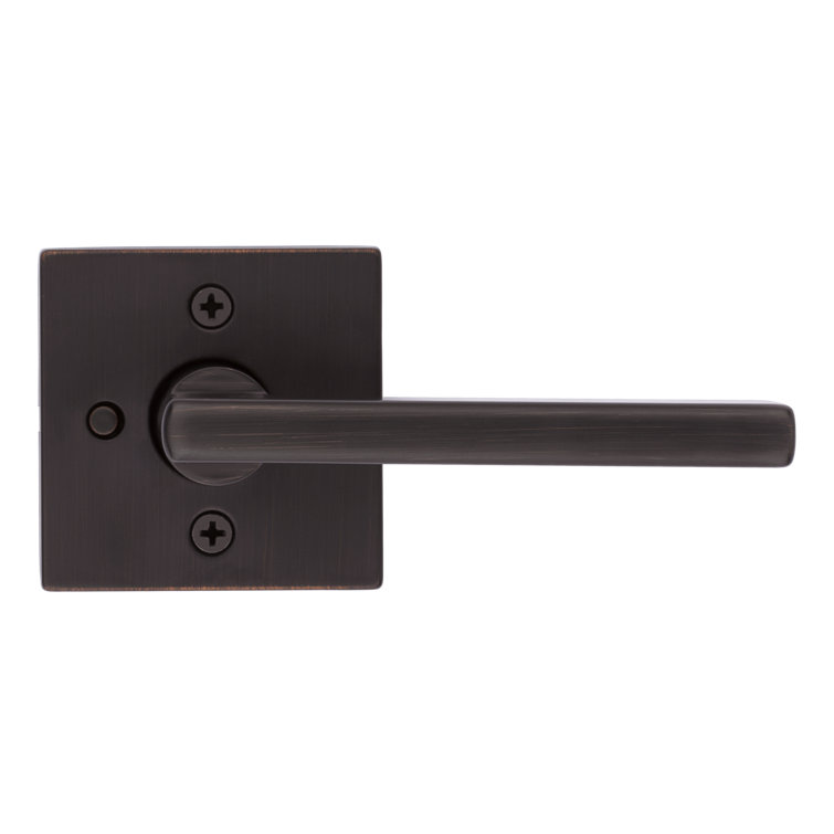Kwikset Halifax 2 Piece Square Privacy Lever Set