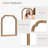 Solid Wood Wall Mirror for Bathroom or Bedroom-628435303-637594694