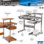 Bureau d'ordinateur Techni Mobile, grain de bois-1285622219