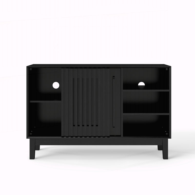 47.3" Sideboard Buffet Cabinet with Storage, Black
