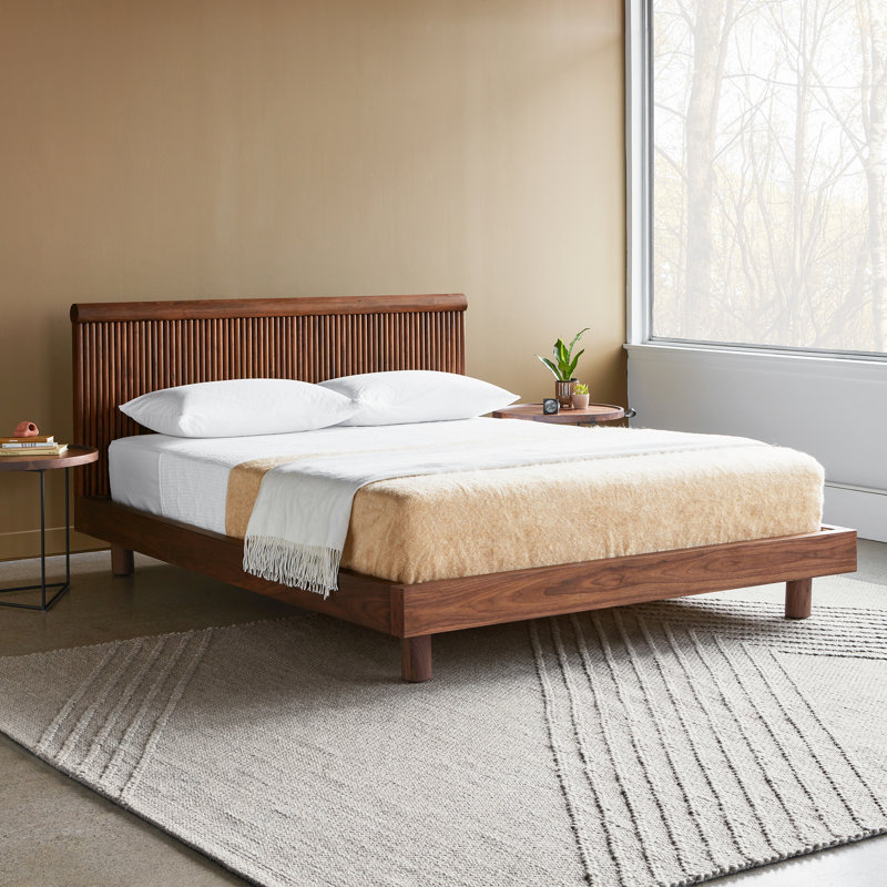 Odeon Bed, Classic Walnut, King