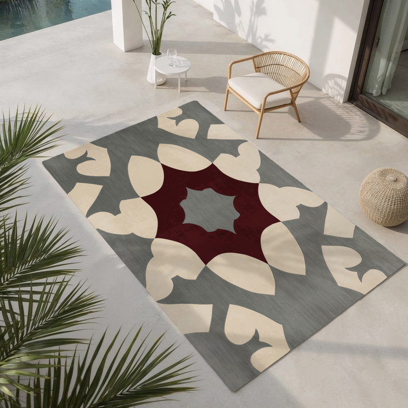 Tapis intérieur et extérieur Shard, Rectangulaire 2 pi x 3 pi