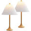 Lampe de table à colonne en fer 25 po Albie