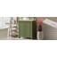 Meuble-lavabo de ferme 30 po avec lavabo en céramique, porte à fermeture en douceur, tablette réglable, armoire de rangement vert olive, structure en bois moderne, conception spacieuse et surface facile à nettoyer-2132045278