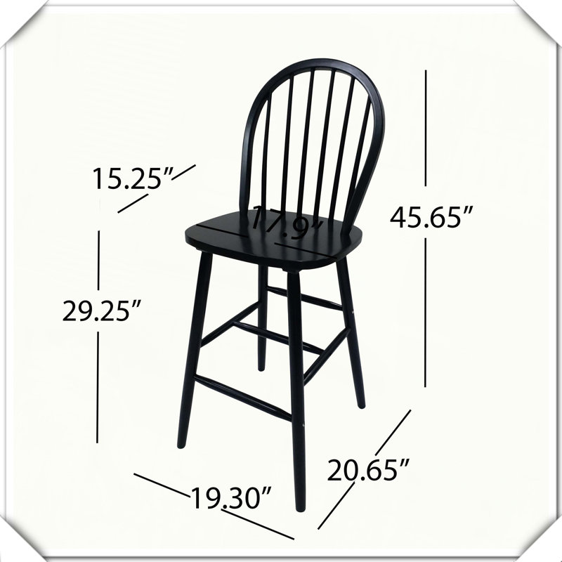 Set Of  2 Barstool Sturdy Durable Stylish Practical Versatile Compact Functional Comfortable