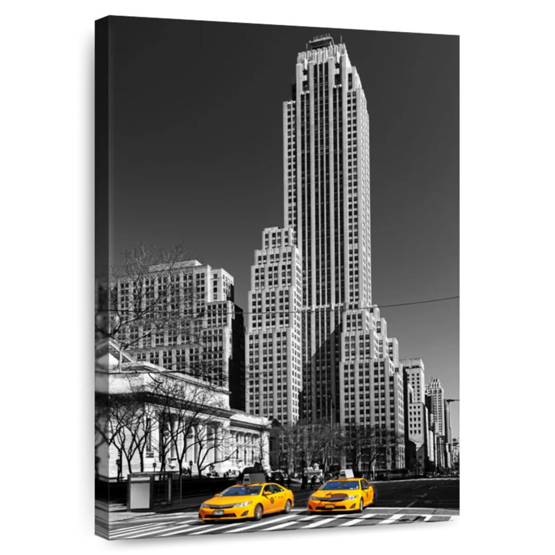 Sireci Yellow Taxi Cabs Pop, 12" H x 8" W