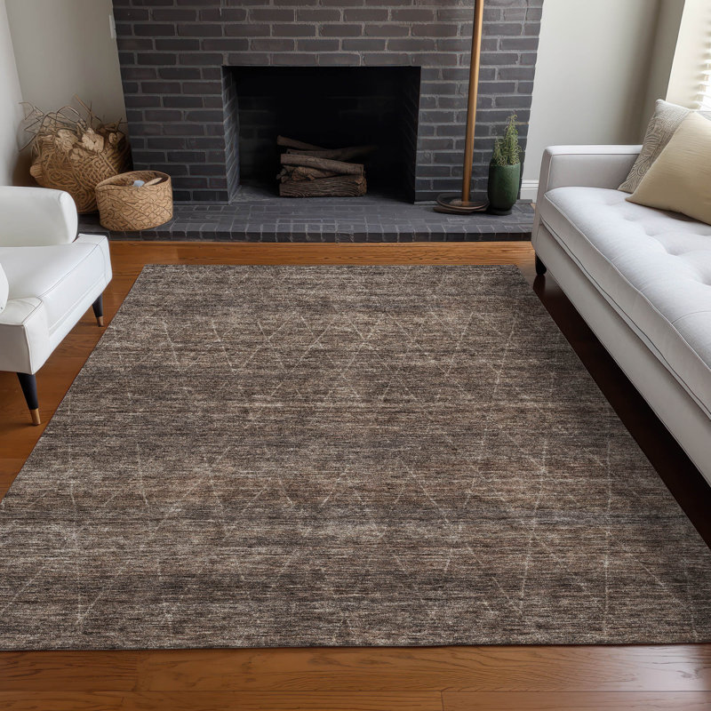 Tapis intérieur / extérieur lavable à la machine Cicel ACN1165, Rectangle de 10 pi x 14 pi