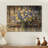 Country Breeze Bouquet III - Assorted Bouquets Wood Wall Decor - On Natural Pine Wood-1639169504