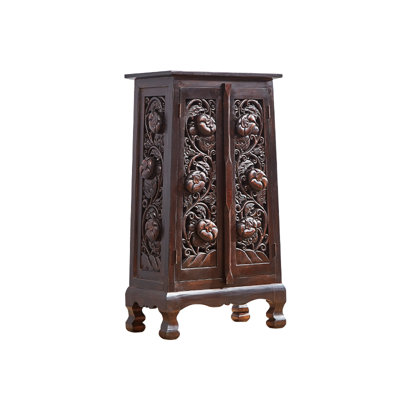 Taybree Solid Wood Accent Cabinet