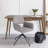 Nathon Beige and Black Velvet Swivel Office Chair-614229369