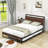 Uleena Platform Bed with Trundle and Headboard-332241894-332241895