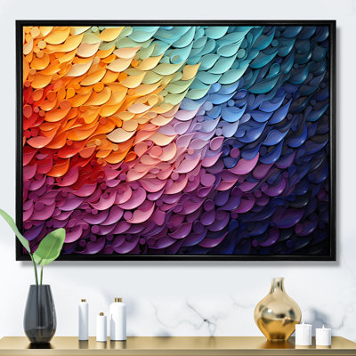 Hardedge Art Harmonic Fusion I - Modern Wall Art Living Room