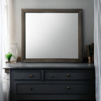 Miroir mural gris chêne | Idée de cadeau