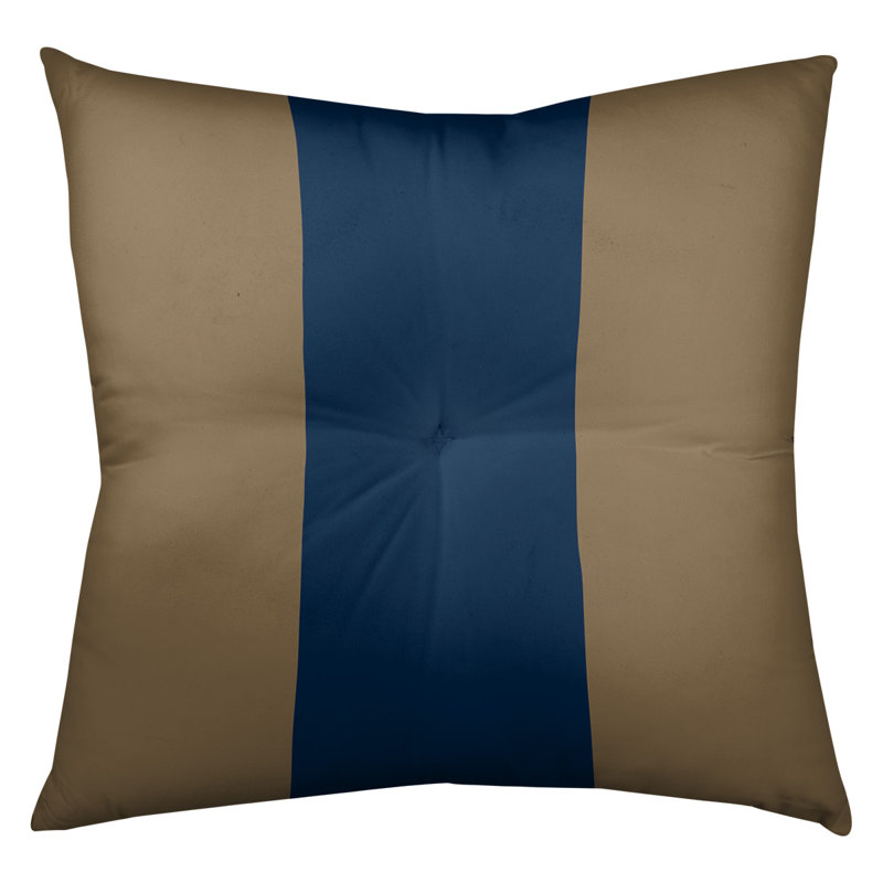  Coussin de sol touffeté, 30 po x 30 po, Or / Bleu