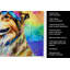 Serviette de cuisine Collie Hippie Dawg
