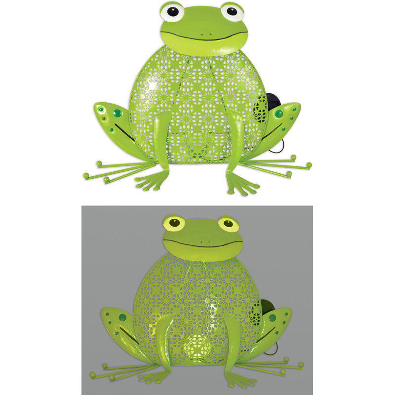 Daisy Frog, gardienne de porche solaire