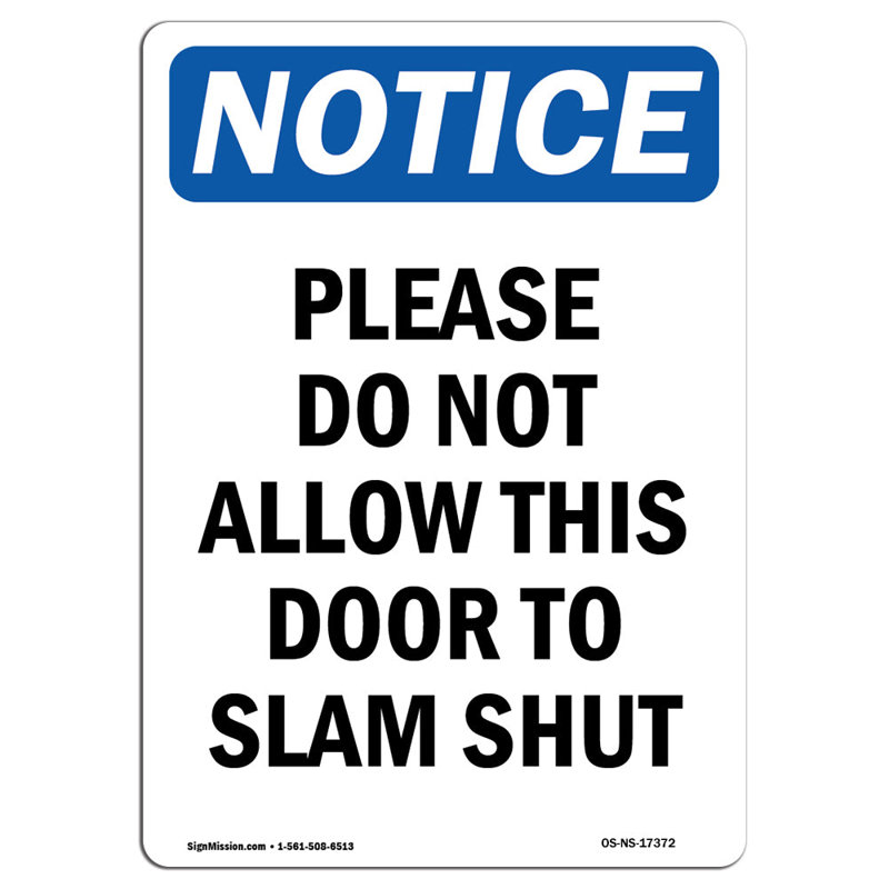 Do Not Allow In/sign SignMission Please Do Not Allow This Door Sign | Wayfair