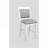Linen Upholstered Bar Stools Set with Back,Wood Legs-1586848860