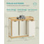 Fabric Laundry Sorter with Handles-271270705