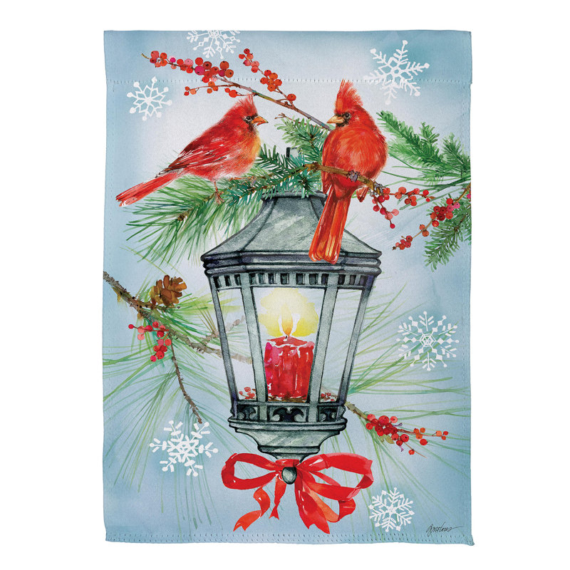 Drapeau de jardin Cardinal Lantern