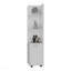 Grande armoire de rangement 2 portes 4 tablettes