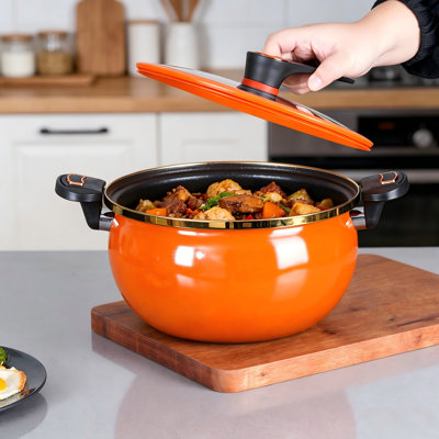 Houshery 7L Cast Iron Soup Pot