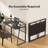 Folding Computer Desk, 33’’ Writing Desk, Folding Study Pc Table For Home Office, Fold Up Gaming Desk Wood Small Office Table For Teenagers Working & Crafting, Black-52241907-52241908